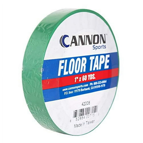 Cannon Sports Green 1-inch X 60 Yards Floor Marking Tape