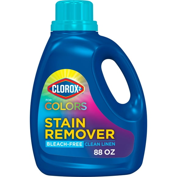Clorox 2 for Colors Stain Remover and Laundry Additive, Bleach Free, Clean Linen, 88 Fluid Ounces