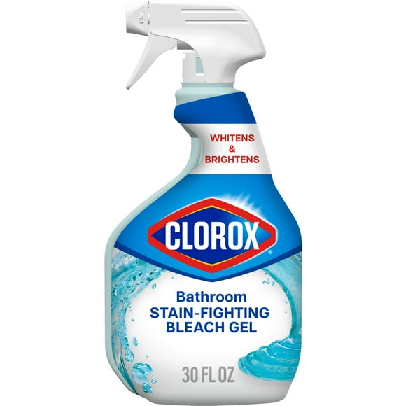 Clorox Bathroom Bleach Gel and Shower Cleaner Spray, 30 oz