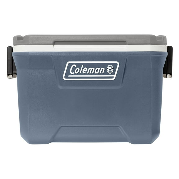 Coleman 52 qt Hard Sized Cooler / Ice Chest, 316 Series, Lakeside Blue