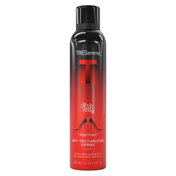 TRESemm That's All Dry Texturizing Spray, A-List Collection The Devil Wears Prada 2 Limited Edition Spray for Workable Holding + Finishing Styles, Developed Safe for All Hair Types, 6.2 oz