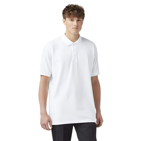 Dickies Men's Pique Short Sleeve Workwear Polo