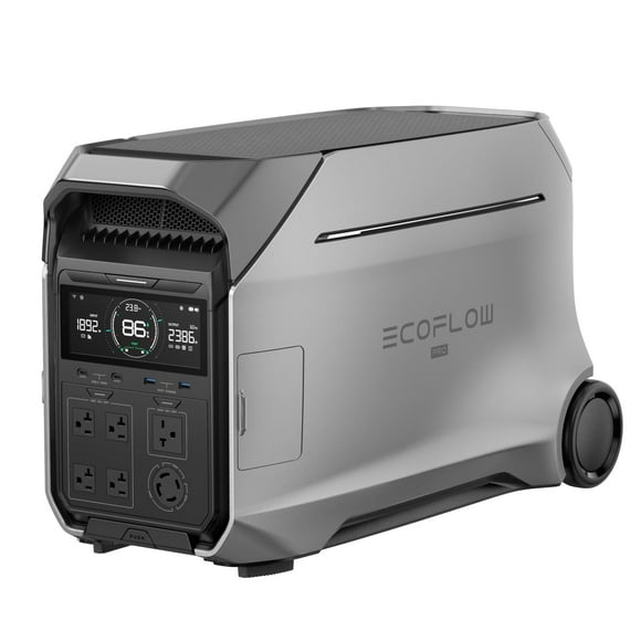 EF EcoFlow DELTA Pro 3 Portable Power Station, 4096Wh LFP Battery, Expandable to 48kWh, 120/240V 4000W AC Output,Solar Generator for Home Use, Camping Accessories, Emergencies, Power Outages, RVs