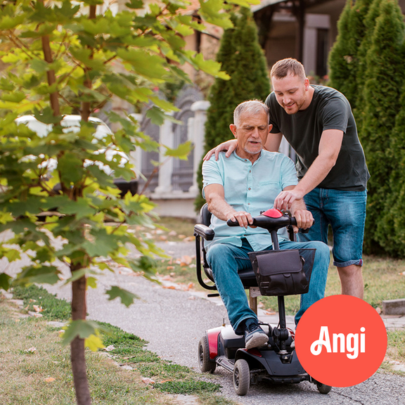 Electric Mobility Scooter Assembly