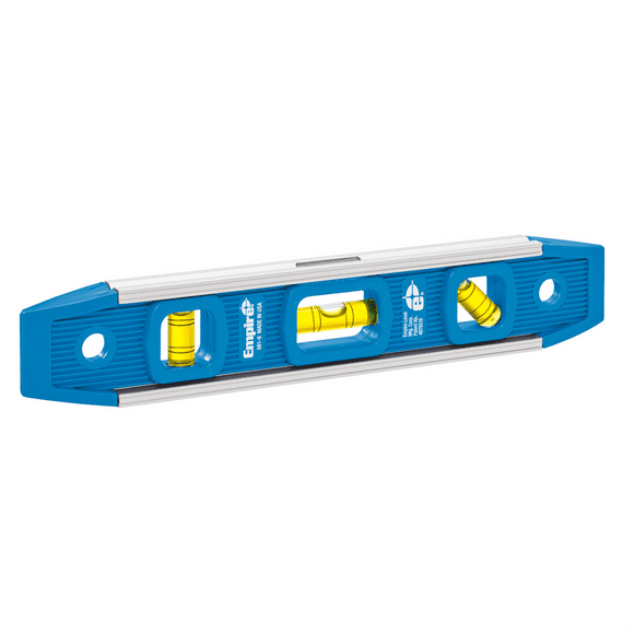 Empire 581-9 Billet Torpedo Level, Aluminum, Blue, 9" L