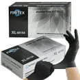 thumbnail image 1 of FINITEX Black Nitrile Gloves Disposable, Food Safe Gloves for Cooking, Food Prep, Powder-free, Latex-free, Textured Grip, 3.2 Mil, Pack of 100, Large, 1 of 8