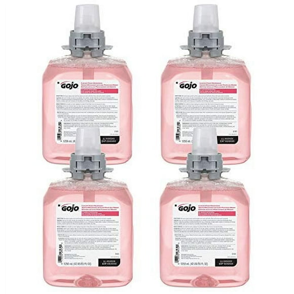 GOJO Luxury Foam Hand Wash Refill for FMX-12 Dispenser Refreshing Cranberry, 1,250 mL, 4/Carton