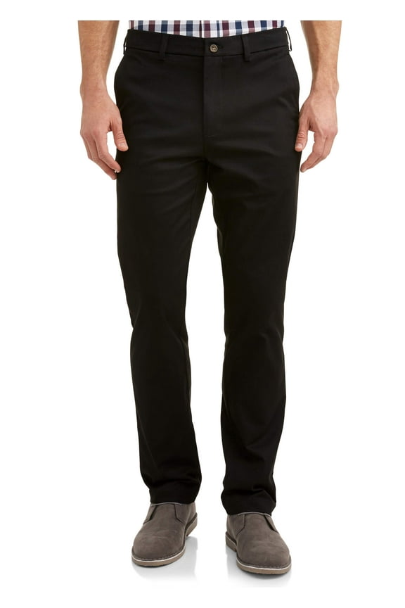 Men's & Big Men's Classic Fit Premium Straight Leg Khaki Pants, Waist Sizes 29-54