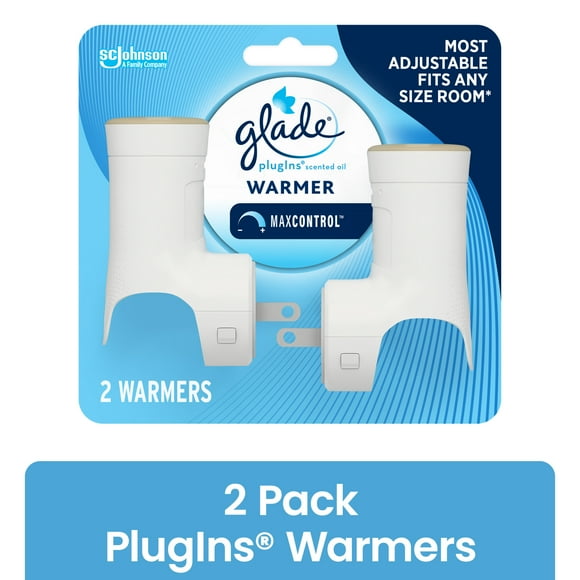 Glade PlugIns Air Freshener Warmer - Essential Oil Infused Refill Holder, 2 Count