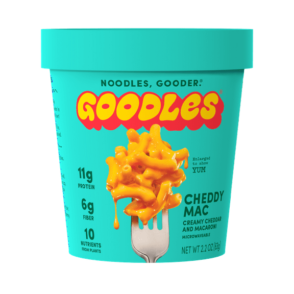Goodles Mac & Cheese Cheddy Mac Microwaveable Macaroni Cup; Shelf Stable; 2.2oz