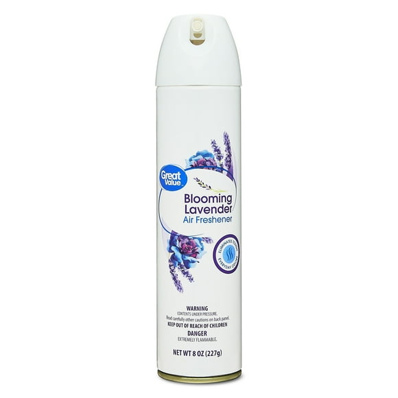 Great Value Aerosol Air Freshener, Blooming Lavender, 8 oz