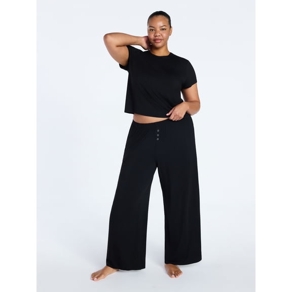 Joyspun Women’s Sleepwear Modal Pajama Long Pants, 30'' Inseam, Sizes S-3X