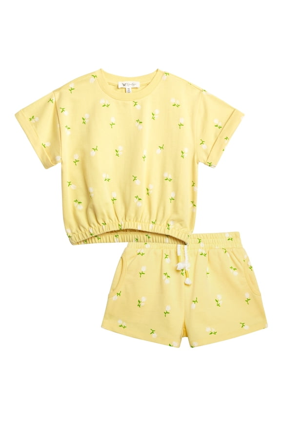 Girls' French Terry Coverup Set, Sizes 4-16