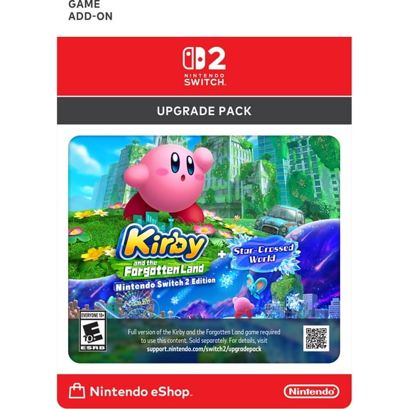 Kirby and the Forgotten Land & Star Crossed World Upgrade Pack - Nintendo Switch 2 [Digital]