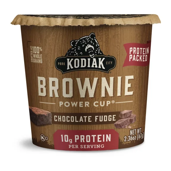 Kodiak Protein-Packed Chocolate Fudge Brownie Power Cup, 2.36 oz