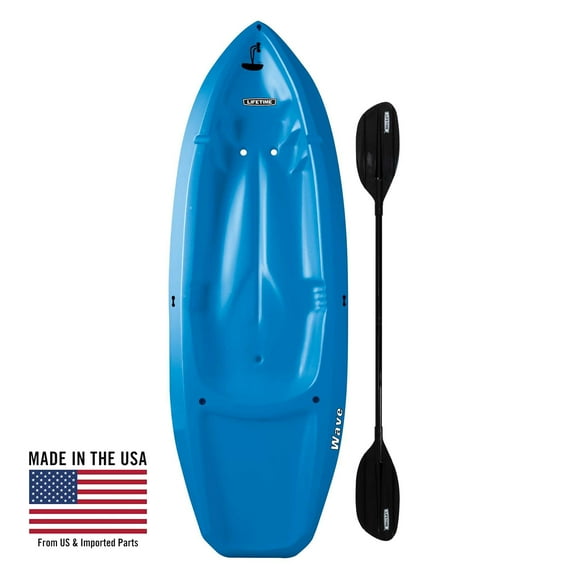 Lifetime Wave Youth 6 ft Sit-On-Top Kayak with Paddle Blue (90097)