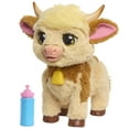 thumbnail interactive-video image 1 of furReal Maggie the Feed & Follow Cow, 11 Inch Interactive Plush Cow, Boys and Girls Ages 4 Up, 1 of 12