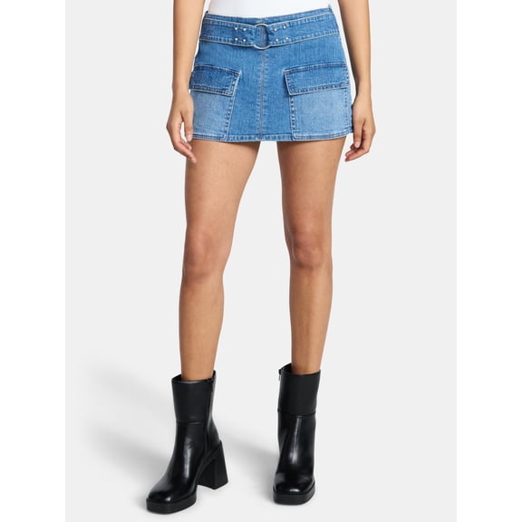 Madden NYC Women's Buckle Skort, Sizes XXS-XXL