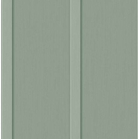 NextWall Sage Green Faux Board & Batten Peel and Stick Wallpaper