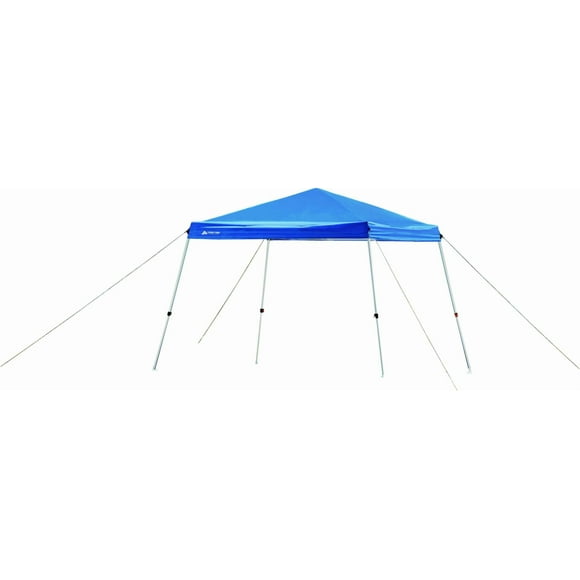 Ozark Trail 10' x 10' Instant Slant Leg Pop-up Outdoor Canopy, Blue