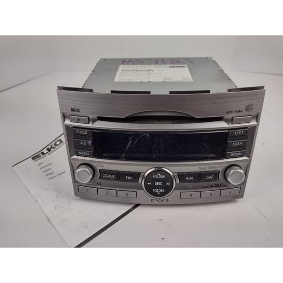 Pre-Owned 10 11 12 Subaru Legacy AM FM CD Radio Receiver OEM - Verify Specific Vehicle Fitment In Description - (Good)