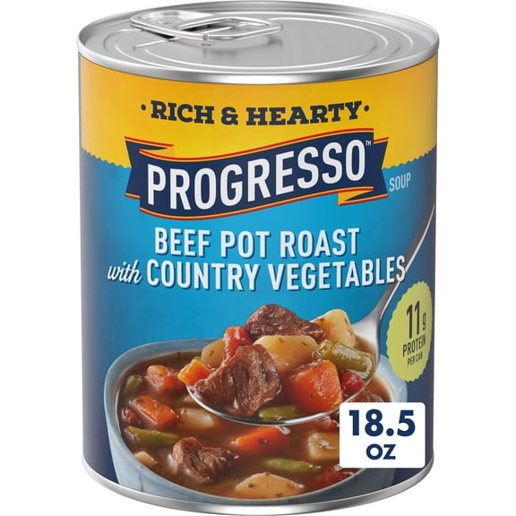 Progresso Beef Pot Roast with Country Vegetables Canned Soup, 18.5 oz
