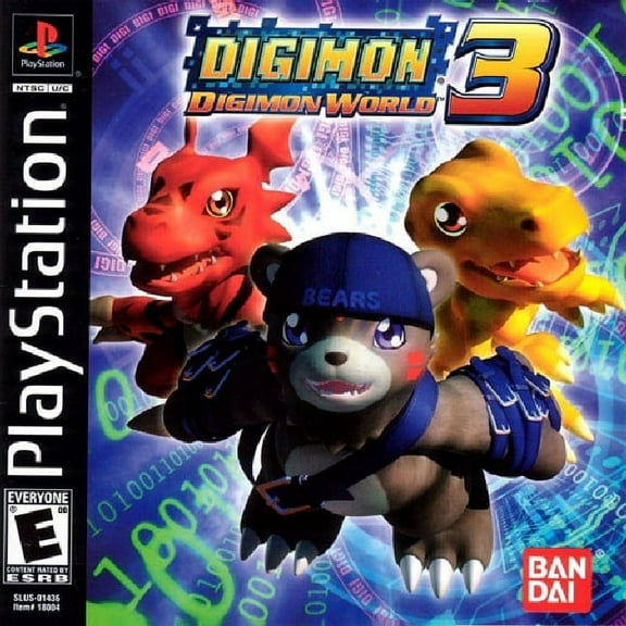 Restored Digimon World 3 (Sony PlayStation 1, 2002) RPG GAME (Refurbished)