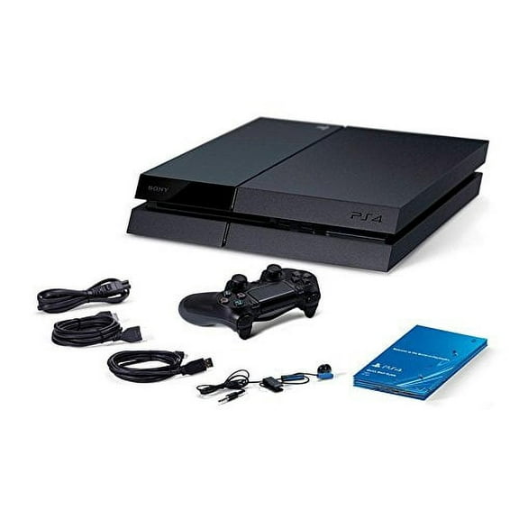 Restored Walmart Premium Sony Playstation PS4 500GB Black Console (Refurbished)