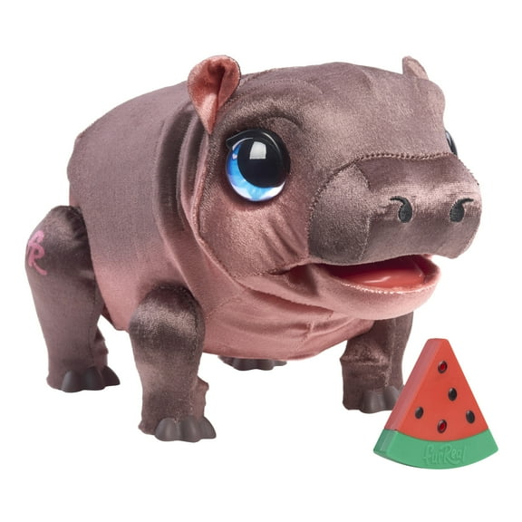 FurReal Sally the Silly Hippo, 9 Inch Interactive Plush, Kids Toys for Ages 4 Up by Just Play