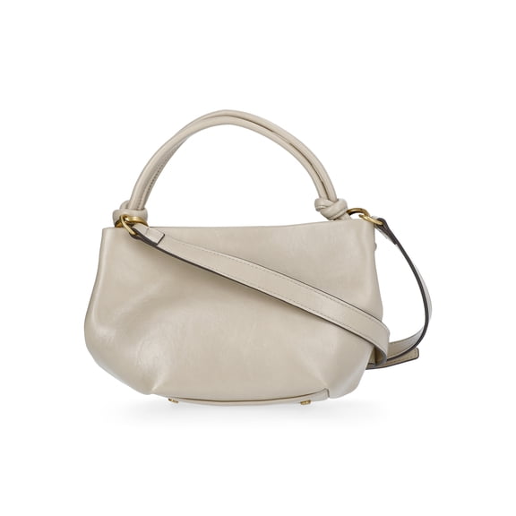 Scoop Women's Faux Leather Mini Satchel Bag, Almond Biscuit