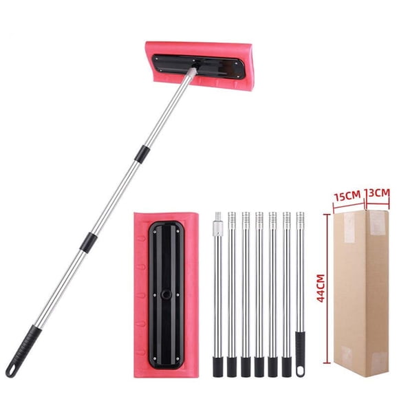 Snow Roof Rake with Non-Scratch Foam Scraper - Ideal for Roof and Car Snow Removal