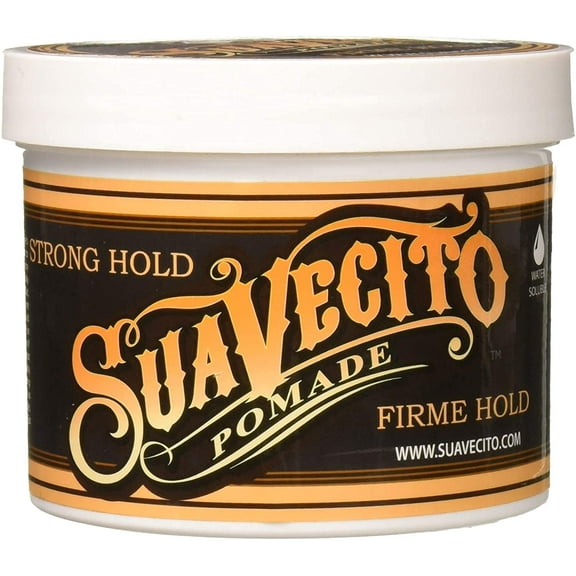 Suavecito Firme Hold Pomade 32 oz - Strong Hold, Medium Shine - Flake-Free, Easy Wash, All-Day Styling