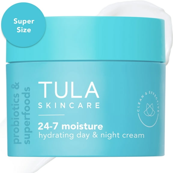 TULA Probiotic Skin Care Supersize 24-7 Moisture Hydrating Day & Night Cream 3.4 oz