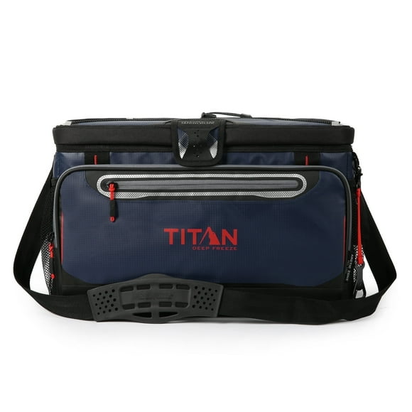 Titan by Arctic Zone 48 Can, 32 Quart Zipperless HardBody Cooler, Navy Blue