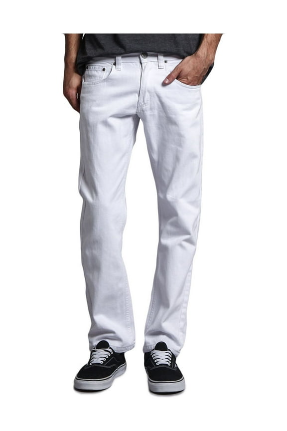 Victorious Mens Slim Fit Colored Stretch Jeans, Up To 44W