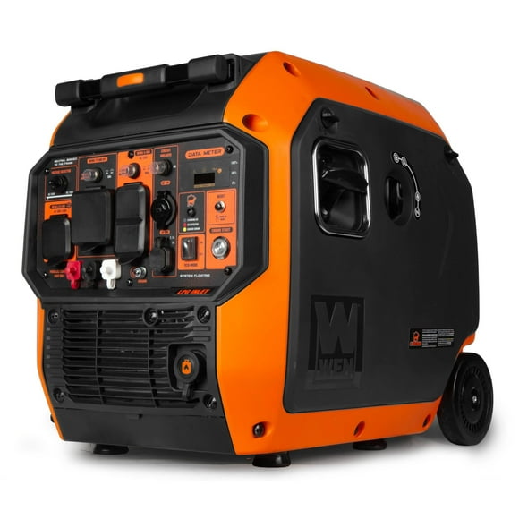 WEN Quiet 6800-Watt Dual Fuel RV-Ready Electric Start Portable Inverter Generator with Fuel Shut Off and CO Watchdog for Electric Vehicle Backup (DF680iX)
