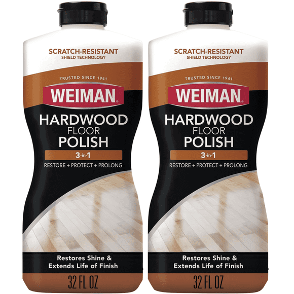 Weiman High Traffic Wood Floor Polish and Restorer - 32 Ounce (2 Pack)