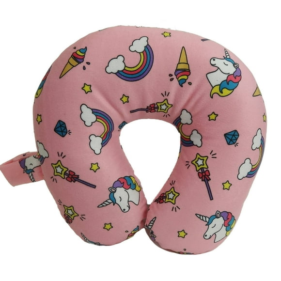 Wolf Essentials All Her Favourites Print Fiber Filled Travel Neck Pillow