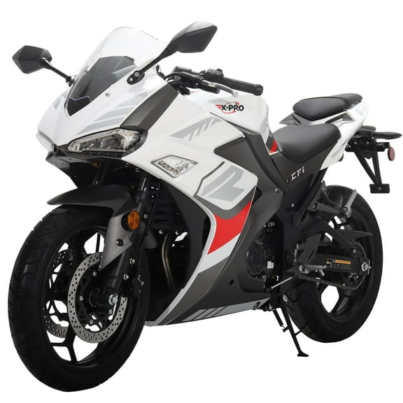 X-Pro Adventure 250 Electronic Fuel Injection Gas Motorcycle with 6-Speed Manual Transmission, Electric Start! 17" Wheels! Assembled In Crate!