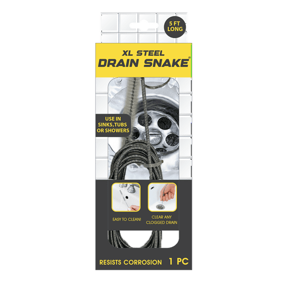 XL Steel Drain Snake